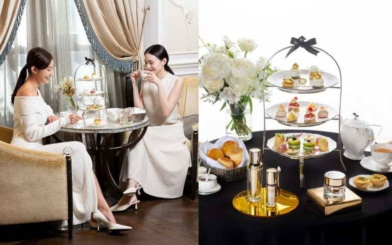 雅詩蘭黛與台北文華東方酒店「青隅」，推出期間限定「白金級逆齡午茶饗宴」！搶先預訂起來！