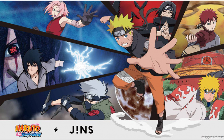 火影迷注意!JINS聯名火影忍者,買就送限定款鏡盒鏡布!