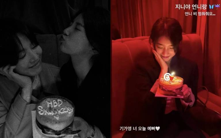 「韓國兩大神顏」夢幻聯動！秀智生日曬宋慧喬寵溺合照，甜喊「金妮雅姐姐」吸引百萬粉絲按讚