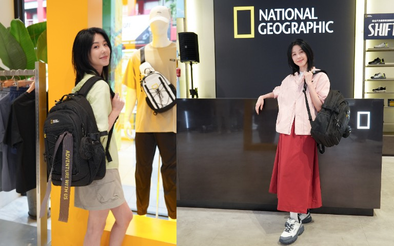 邵雨薇解鎖夏日不黏神穿搭！國家地理服飾涼感黑科技登場、防曬＋降溫一次到位