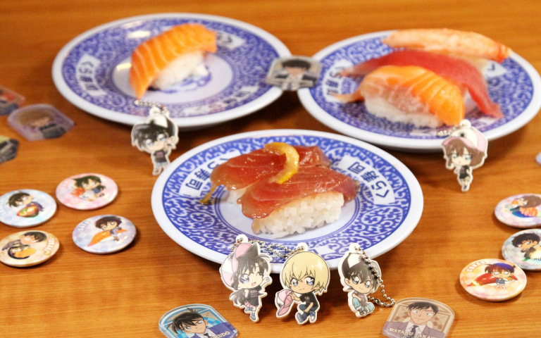 吃藏壽司送柯南！21款聯名扭蛋開扭，還有滿額禮不用抽、直接送！