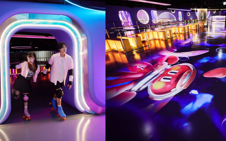 踩著復古滑輪鞋前進太空　全新滑輪場7/1台北小巨蛋迎客