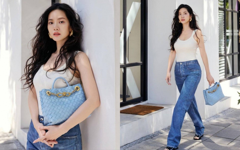 曾之喬超貼身背心洩「極品S級曲線」!手拎Bottega Veneta Andiamo包又辣又時髦!
