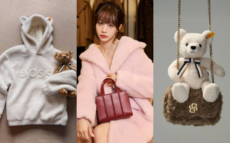 軟萌卻超有型！BOSS × STEIFF泰迪熊聯名太可愛、惠利示範「熊抱系穿搭」超犯規
