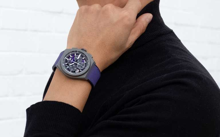 大膽奢華玩色！真力時Defy El Primero 21 Ultraviolet　首款紫色計時機芯腕錶