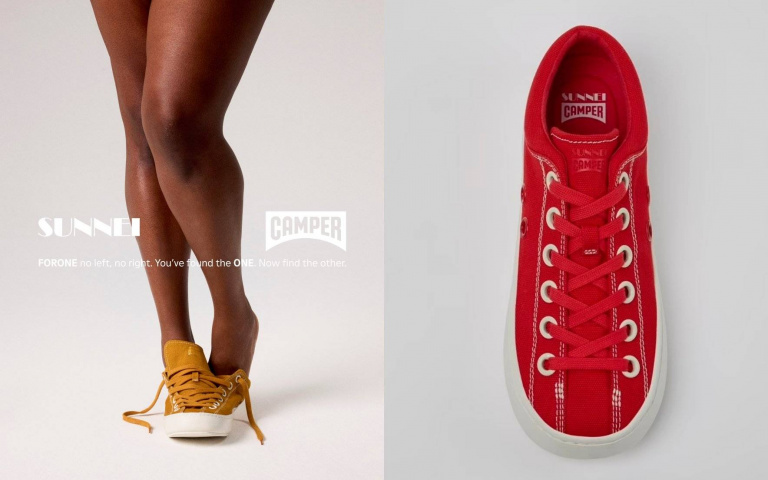 有看過只賣單腳的鞋子嗎？CAMPER攜手義大利品牌SUNNEI推出FORONE系列「單鞋」，左腳右腳都能穿超特別！