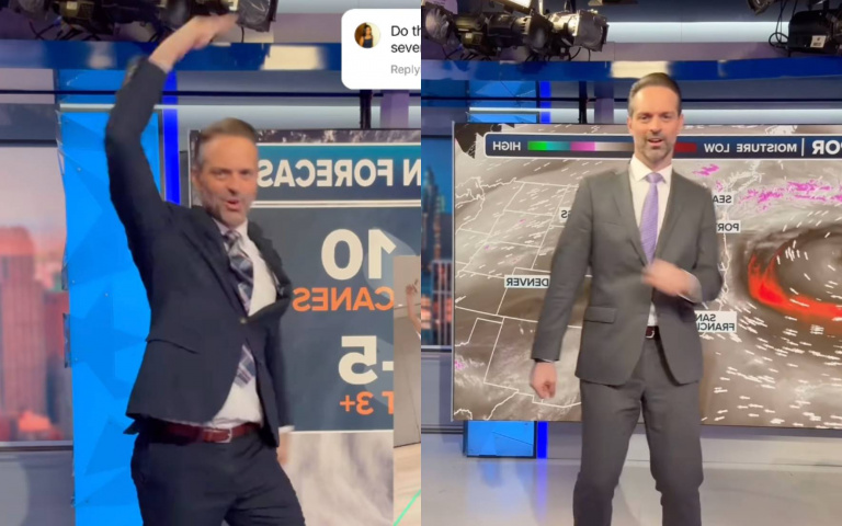 美國氣象主播根本是「被耽誤的舞者」　狂跳K-POP粉絲數突破9百萬