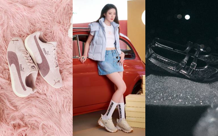 這三雙無雷！舒華的奶茶鞋超百搭、王淨上腳玫瑰粉鞋太犯規！超閃瑪莉珍根本派對神器