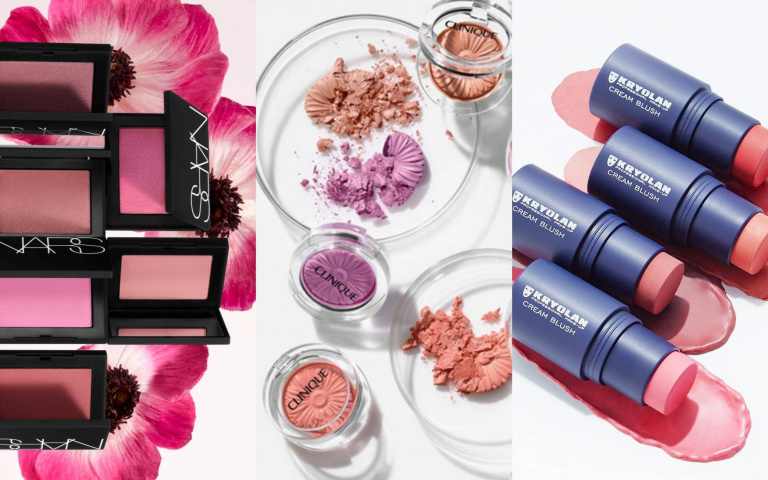 腮紅界常勝軍怎麼選？NARS炫色腮紅、倩碧小花腮紅、歌劇魅影胭脂仙女棒，一篇看懂差在哪！