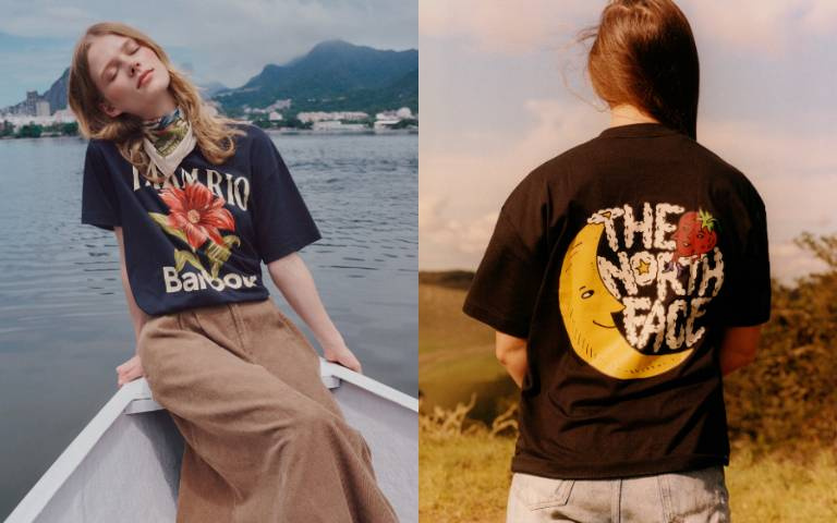 聯名界天花板來了！The North Face草莓月亮圖騰萌心噴發、Barbour浪漫印花美到想收藏