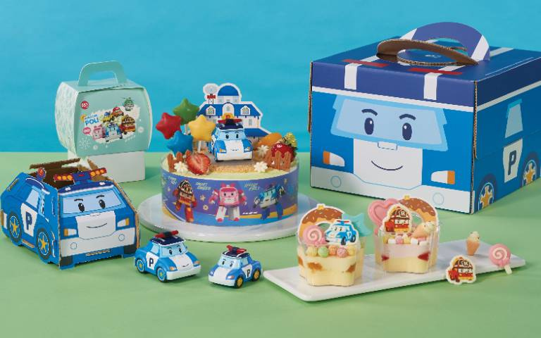 超夢幻英雄造型蛋糕！吃完還能DIY變成波力警車置物盒