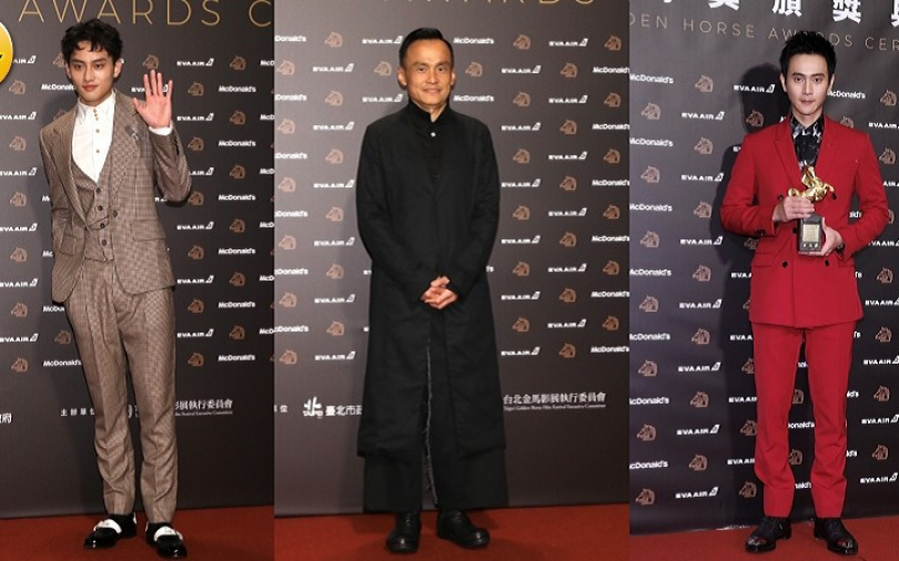 金馬56／金馬獎得獎男配角劉冠廷、最佳新人范少勳、最佳男主角陳以文配戴幸運小物、穿對顏色加持，勇奪金馬