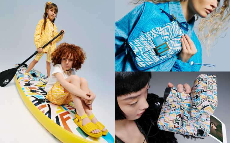 FENDI再度攜手藝術家Sarah Coleman,推出繽紛夏季FF Vertigo Capsule系列!
