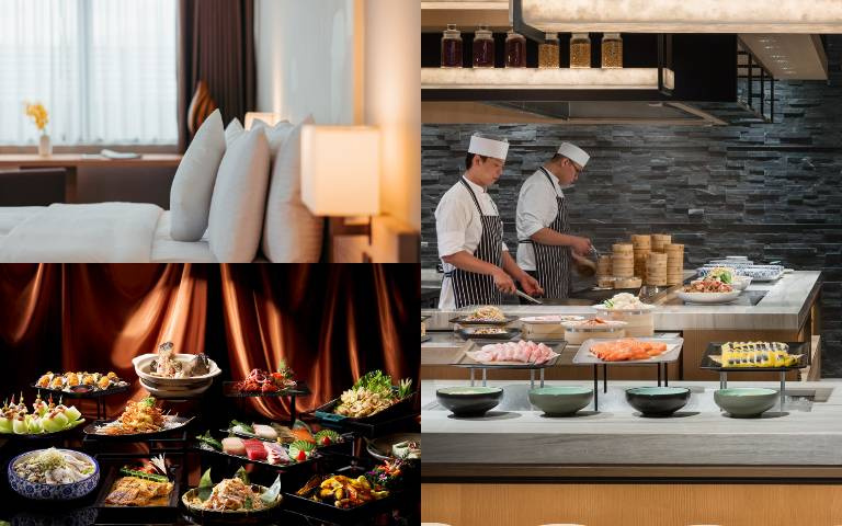 入住每房贈雙人自助早餐！平日隨機升等萬元套房！