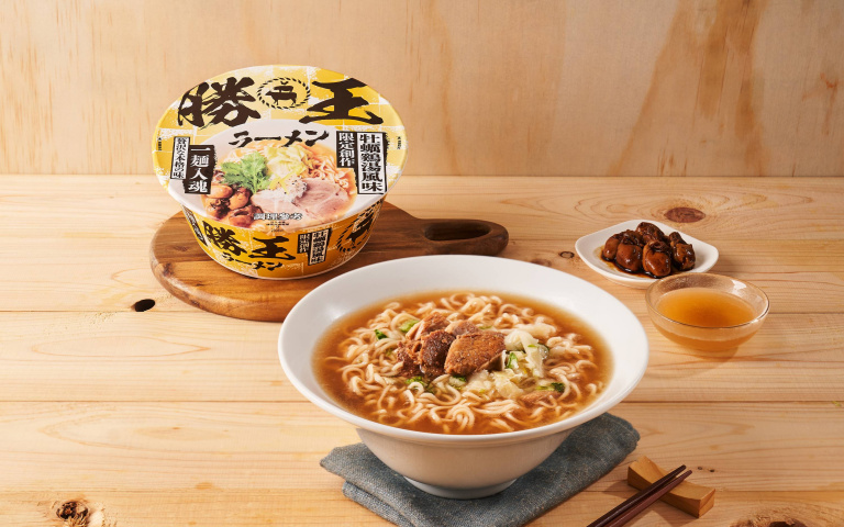 台北拉麵店名店「勝王拉麵」首度推出泡麵!免排隊 全台小七都買得到