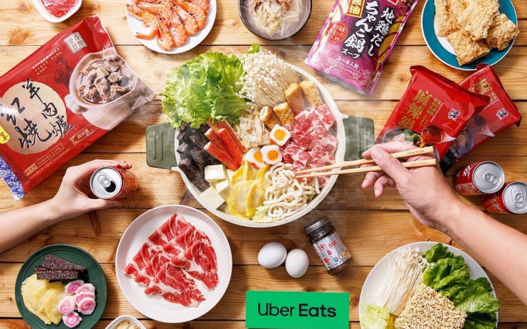 年終辦趴必備！Uber Eats 推「取暖祭」，吃鍋、甜點、零食買一送一！