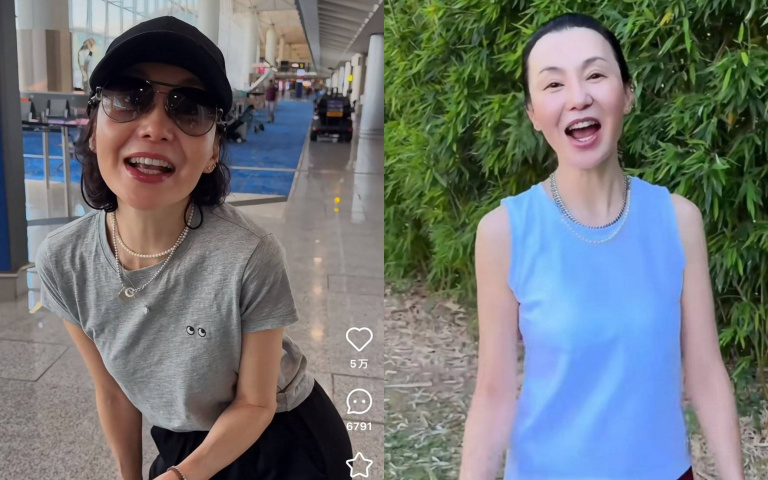 張曼玉60歲長這樣！自拍影片曬「凡人日常」 網讚：素顏狀態也好到不得了！