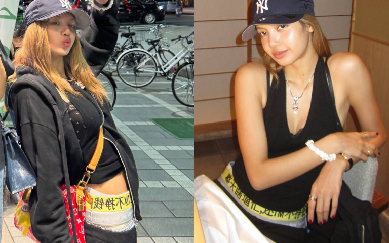 Lisa簡體中文「瞎忙工裝褲」穿搭爆紅　網友反應兩極：戀醜癖？