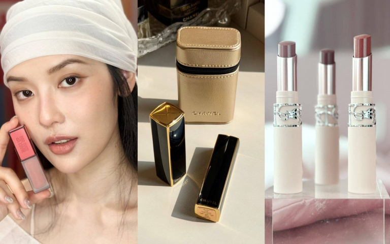 2026春天必收「霧感唇彩」TOP3！香奈兒限定絲絨唇膏、YSL觸唇即化裸霧煙管、MAKE UP FOR EVER不沾杯特霧水唇釉