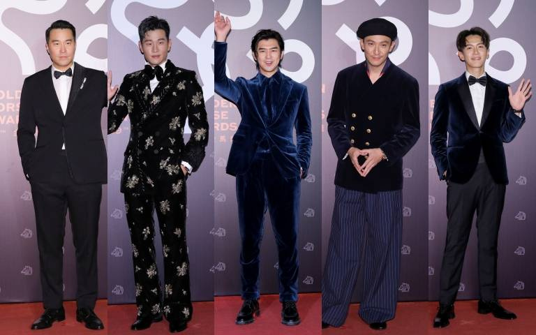 第59屆金馬獎「紅毯五帥」出爐！陳柏霖、張震雙帥對決！張孝全、周興哲黑色西裝玩出新花樣！