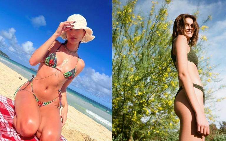 曬好身材的時間到了!Hailey Bieber、Kaia Gerber同款泳裝穿起來!展現妳的傲人線條!