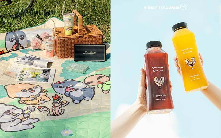 功夫茶×嗨小強推「葡萄柚多多」第二杯半價，「烏龍茶凍」免費加！