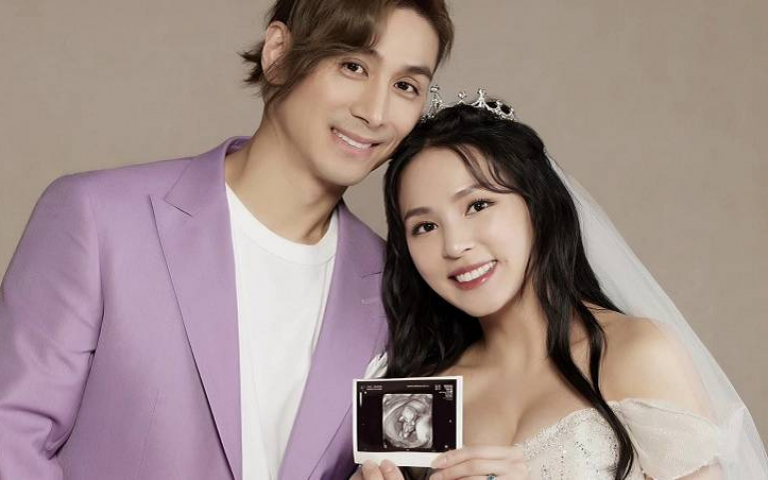 熊熊生日同框尪喊「最棒的禮物」　宣布懷孕3個月