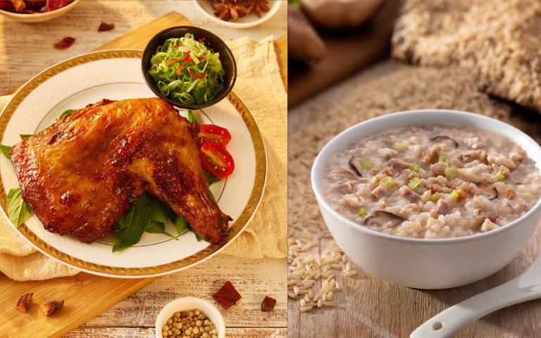 餐飲品牌搶推即食料理  懷念風味烤雞腿、常溫粥品電商上架