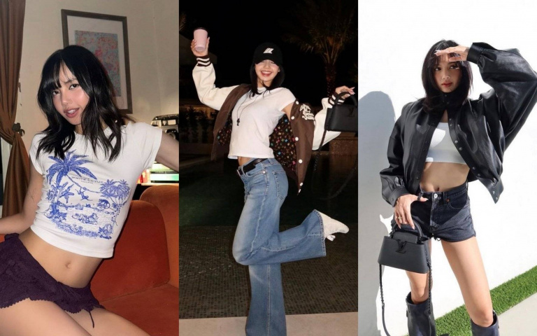 Lisa私服真的好好看!「甜酷風」 穿搭又帥又可愛,每套都想copy!