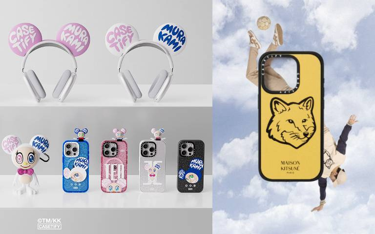 實在超欠買！CASETiFY攜手村上隆推限量聯名、行李箱&耳機都要手刀搶…Maison Kitsuné小狐狸系列可愛爆擊