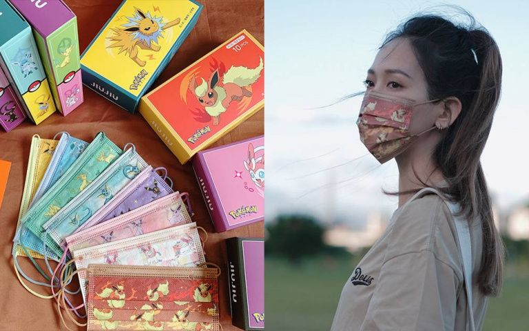 寶可夢迷快衝!親親推出限量「超萌伊布家族」系列口罩,8款「精美盒裝」賣完就沒啦!