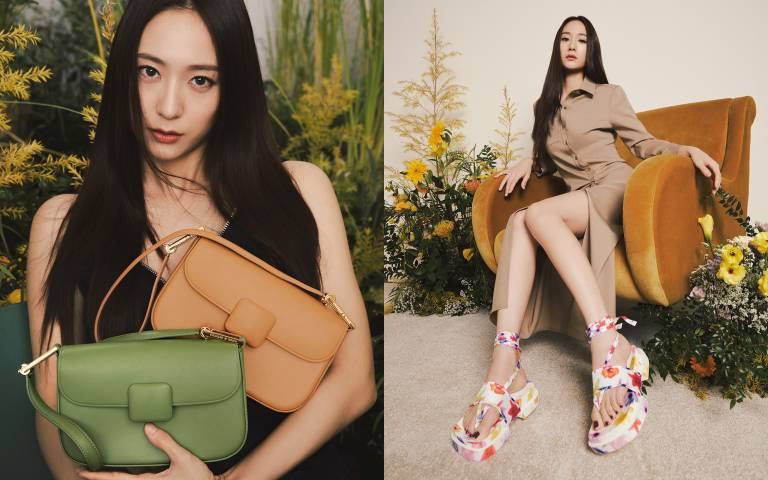 CHARLES & KEITH簽下韓星鄭秀晶Krystal後的首波形象照全球大公開！