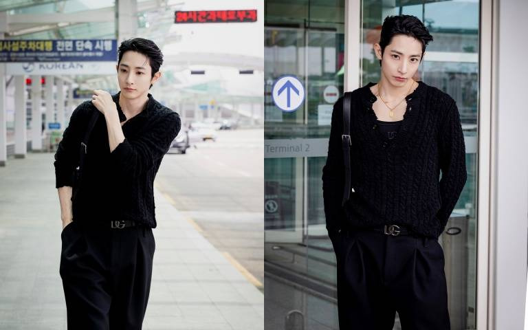 帥到不像人類！『韓國江南太子』李洙赫首度降臨台北！全黑機場時尚曝光，Dolce&Gabbana開幕記者會將現身