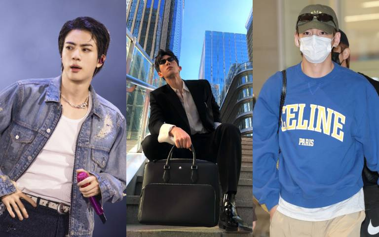 男神穿搭細節才是重點！井柏然《早春晴朗》紅底靴搶鏡、V機場包太會搭，Jin把Force 10戴上舞台
