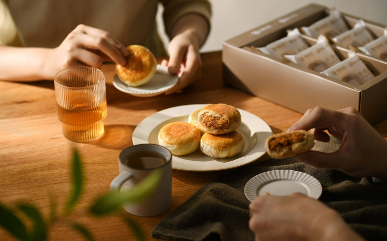 結合古早味打造療癒系點心　午茶新歡金黃酥鬆餅　春遊來吃柑仔店餅乾