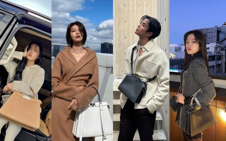 韓、日、台大牌藝人都在揹最新FENDI Peekaboo限定包!秀英、路雲、華沙、安俞真、楊謹華、林柏宏通通曬的是這款!