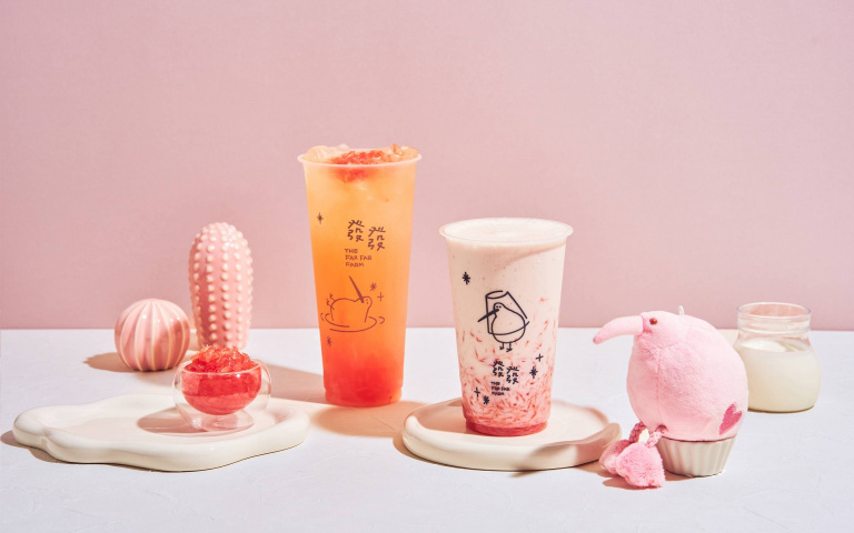 手搖飲品牌推2款粉色柚子新品！優格、檸檬烏龍，2杯享88折！
