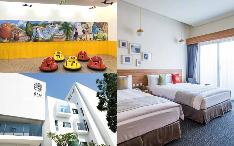 親子家庭注意！平日入住免費升等「家庭房」，飛鏢機、SWITCH玩到爽！