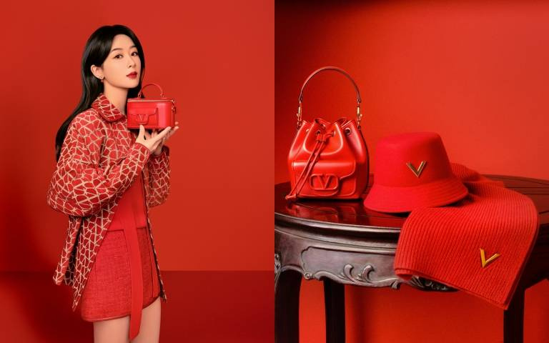 龍年迎好運當然就穿「紅色」！VALENTINO 2024新春紅韻系列以品牌標誌性的紅色美學，讓妳新的一年鴻運當頭！