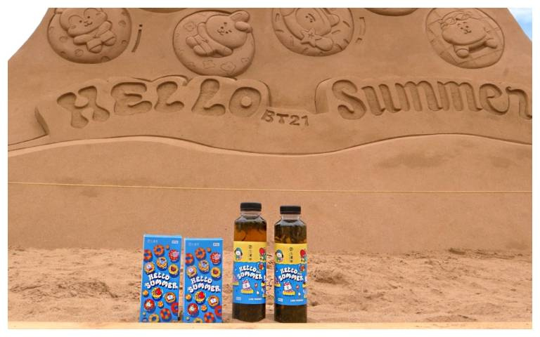 來跟七盞茶、BT21一起Hello Summer！歡度福隆沙雕展