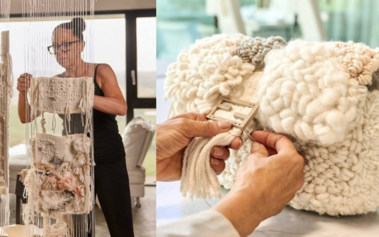 FENDI x Natalie Miller：手工紡織藝術與奢華時尚的完美結合！一款由澳洲美麗諾羊毛打造、前所未見的全新Baguette包登場！