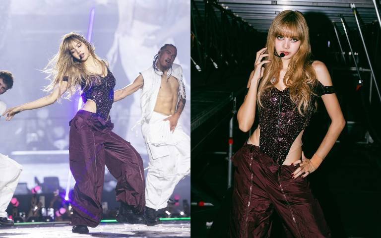 BLACKPINK LISA穿上FENDI訂製服辣翻全場！側腰挖空大秀性感腰線、超低腰小露褲頭太心機