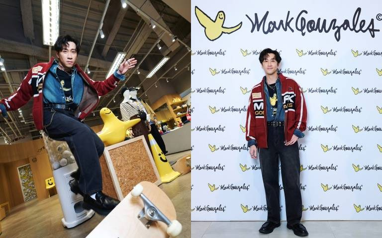 陳漢典身格人夫好事連連！化身「幸福天使」詮釋Mark Gonzales秋冬街頭新風格