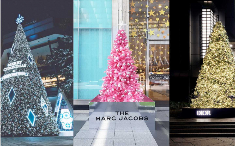 期間限定！信義區三大品牌耶誕樹：萬花筒、粉色、質感藍超好拍