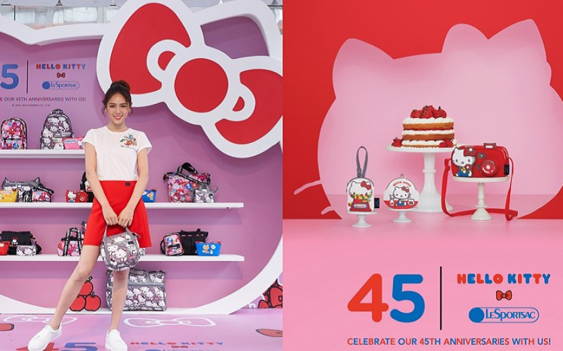LeSportsac為HELLO KITTY歡慶45歲！攜手夏于喬獻上生日祝福