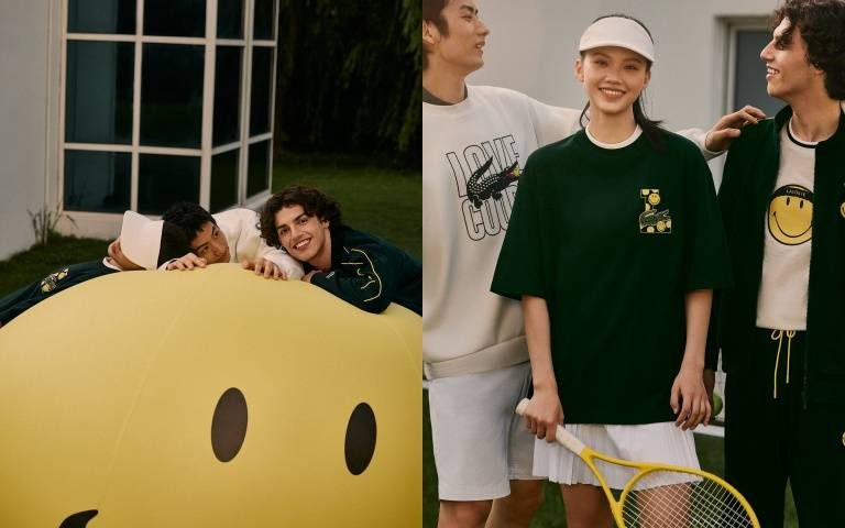 LACOSTE攜手SMILEY微笑臉，推出超療癒聯名系列！
