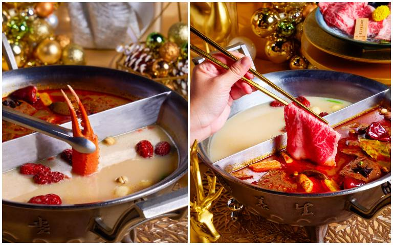 這一鍋金奢聖誕限定套餐！頂級日本A5和牛、時令肥美秋蟹　享受冬季最極致的美味