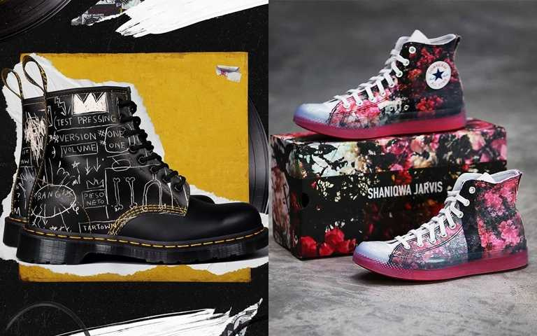 帆布鞋、馬汀靴向藝術家致敬！搭配要有型又不撞鞋 特色聯名鞋款先買起來！