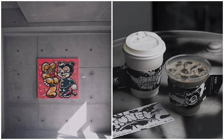 快衝一波！台中超美清水模藝廊咖啡廳　聯手日本插畫大師推限時個展