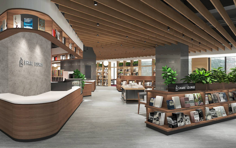 重新愛上工作!最美「行動辦公室」SHARE LOUNGE進駐蔦屋南港店,還有茶屋餐點可以吃!